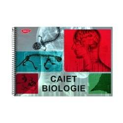 Caiet biologie A4 cu arc Daco