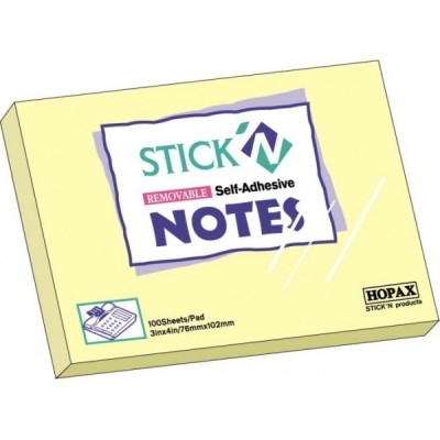 Post-it 76x101mm Hopax culori pale