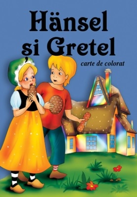 Hansel si Gretel Editura Roxel - Carte de colorat + poveste