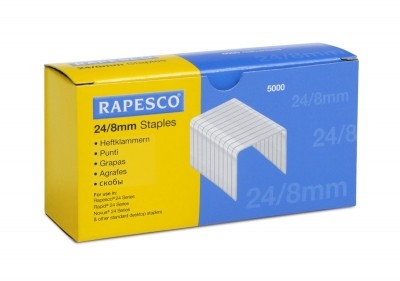 Capse 24/8 Rapesco 5000 buc/cutie