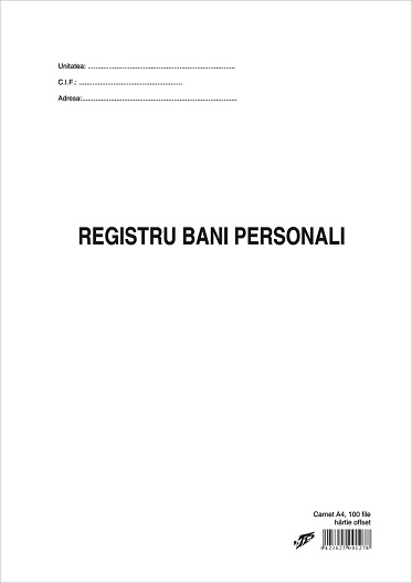 Registru bani personali