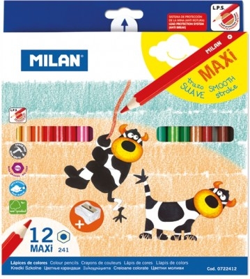 Creioane color 12/set MAXI Milan