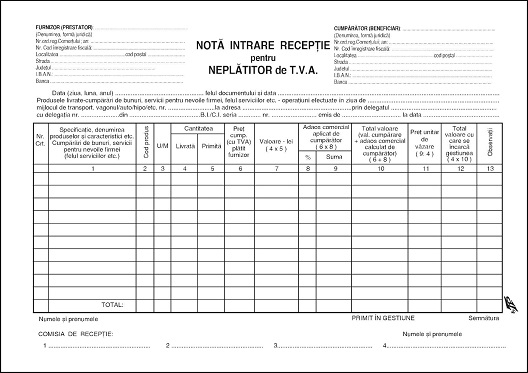 NIR neplatitor de TVA offset LUX