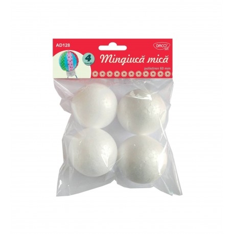 Bile polistiren 4/set AD128