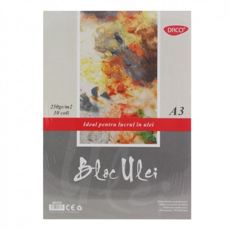 Bloc desen A3 ulei 250 g/mp 10 file DACO BD325