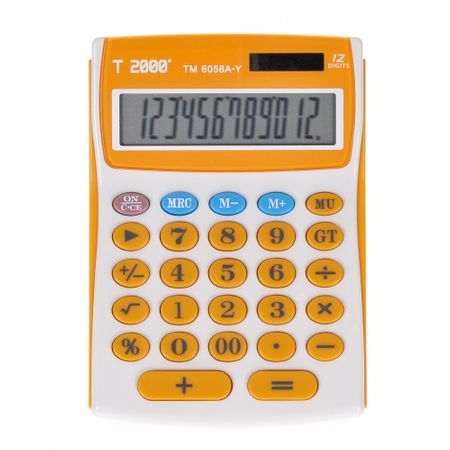 Calculator T2000 TM-6058 portocaliu
