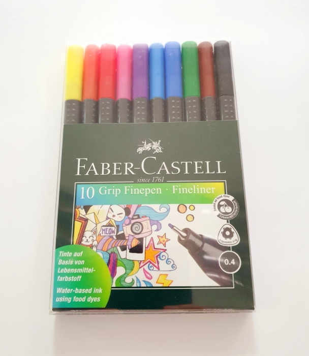 Fine liner Grip Faber-Castell 10/set