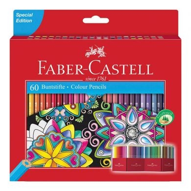 Creioane colorate 60 culori FABER-CASTELL