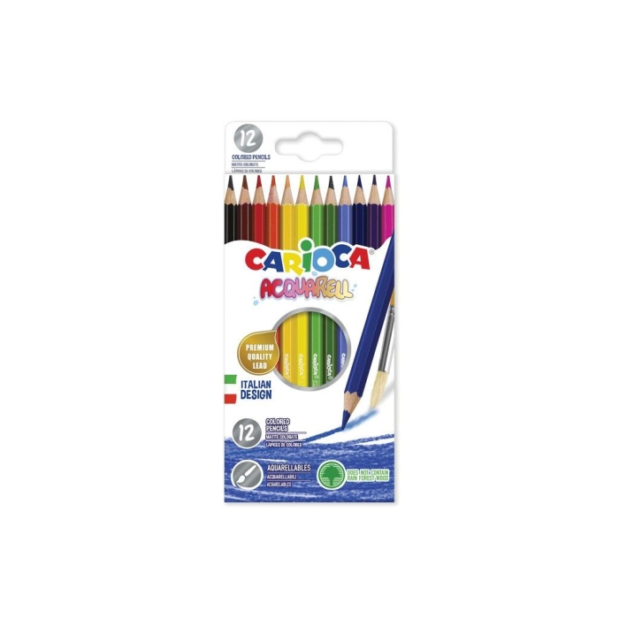 Creioane color 12/set Acquarell Carioca