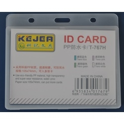 Suport card water proof 105x74 mm orizontal 5/set Kejea