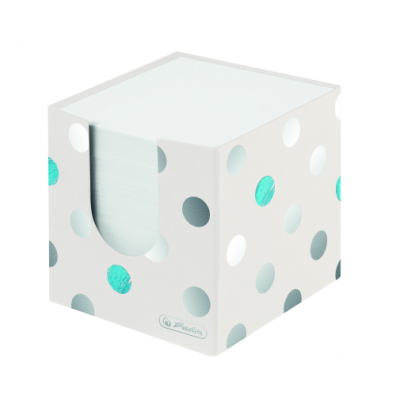 Cub hartie alb 9x9x9 cm, 80 g/mp, Frozen Glam