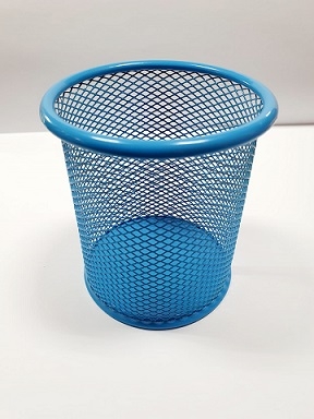 Suport metalic rotund Mesh bleu