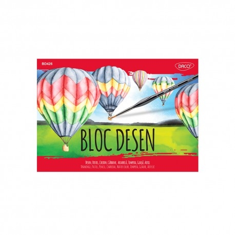 Bloc desen A4 250 g/mp 15 file DACO BD426