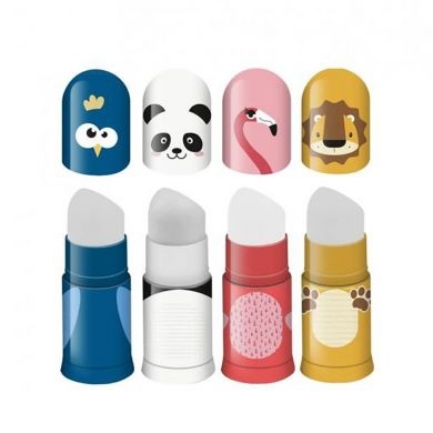 Ascutitoare  Faber-Castell container cu guma Animale simpla