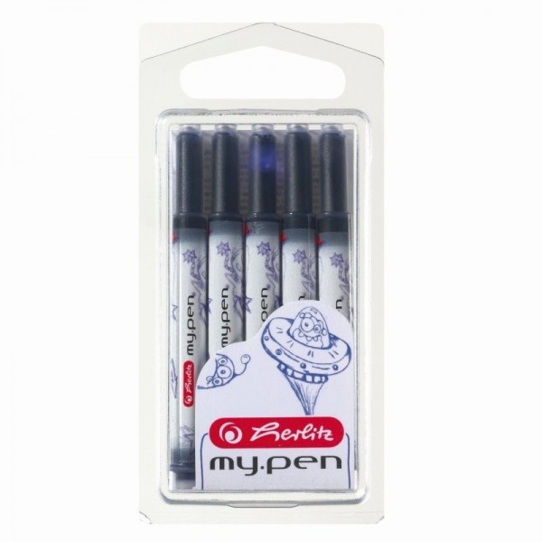 Rezerva de stilou 5/set My Pen albastre mari