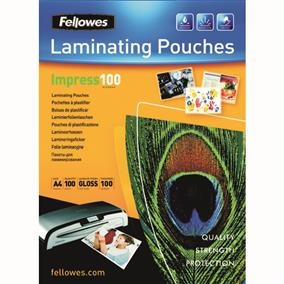 Folie laminare A4 100 microni Fellowes