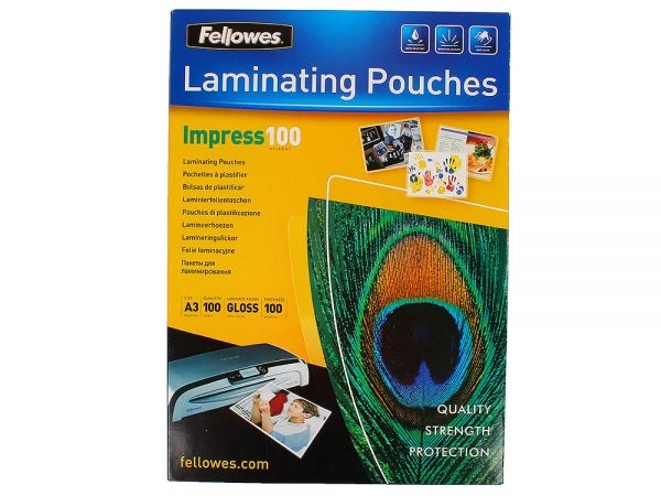 Folie laminare A3 100 microni Fellowes