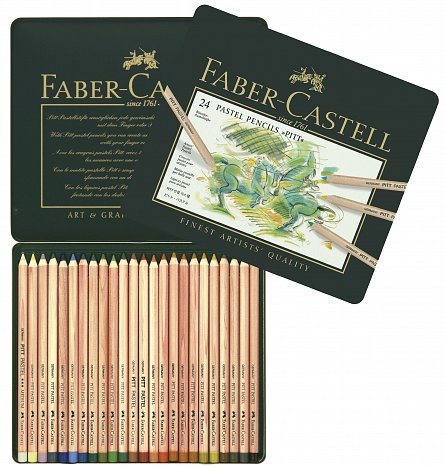 Creioane Pastel Pitt Faber-Castell 24/set FC112124