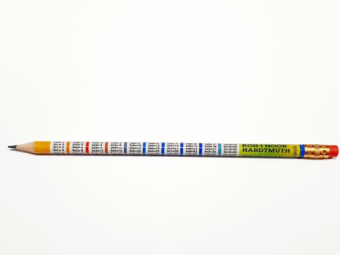 Creion cu guma Tabla inmultirii KIN