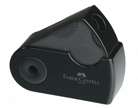 Ascutitoare Faber-Castell plastic simpla Sleeve-Mini Neagra