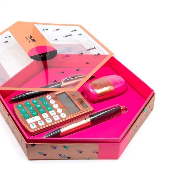 Set cadou calculator Milan Copper 08739