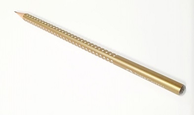 Creion Faber Castell Sparkle fara guma B Auriu