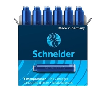 Rezerva stilou Schneider 6/set albastre