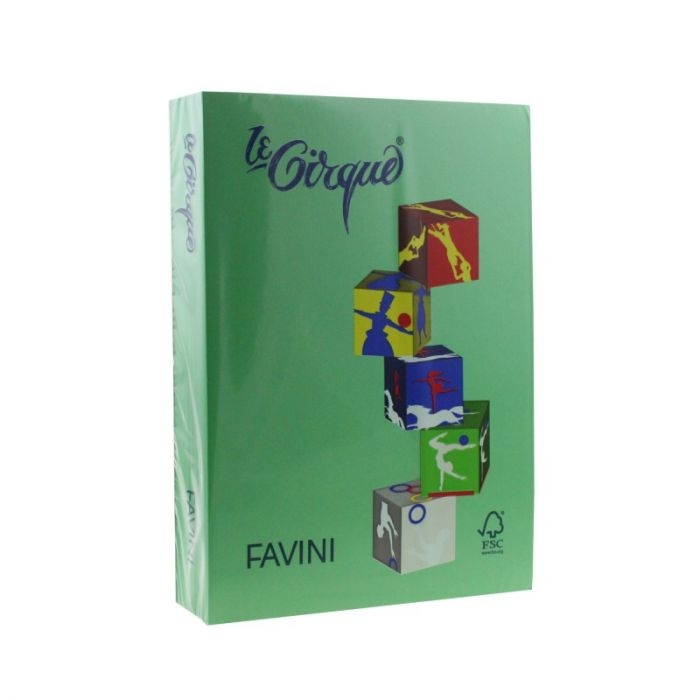 Carton A4 Verde inchis 250 coli/top 160 g/mp FAVINI 208