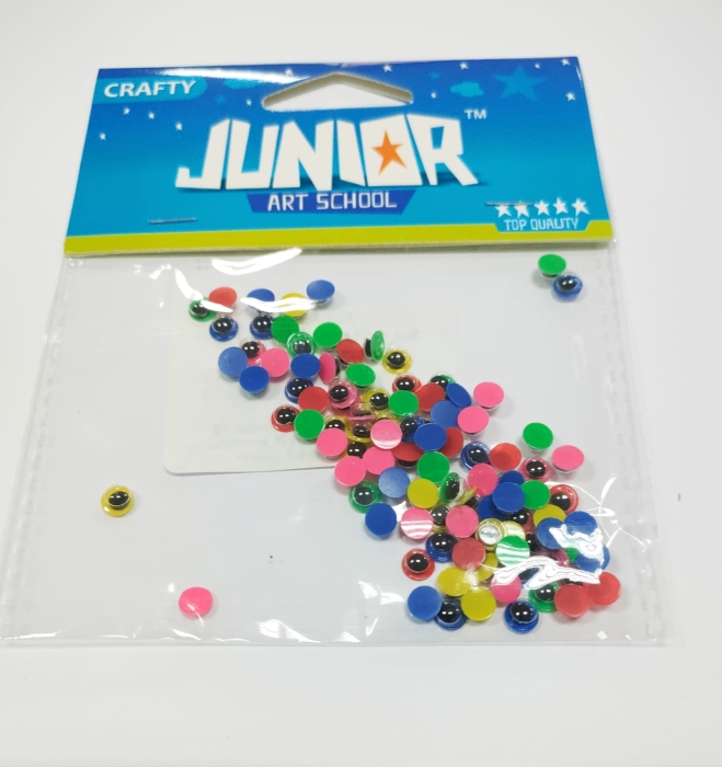 Ochisori mobili negri 5 mm Junior colorati