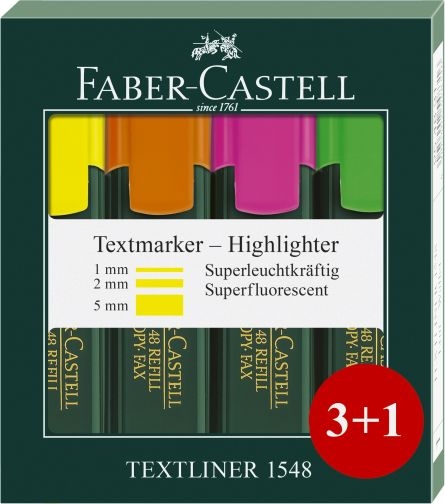 Marker evidentiator Faber-Castel 4/set FC254831