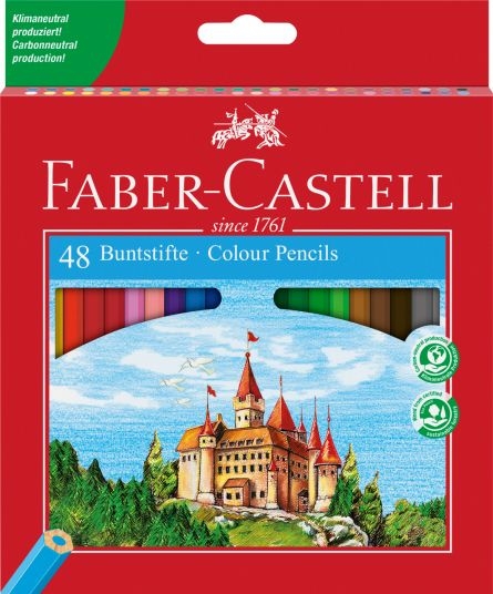 Creioane color 48/set Faber-Castell