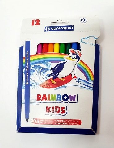 Carioca 12/set Centropen Rainbow Kids