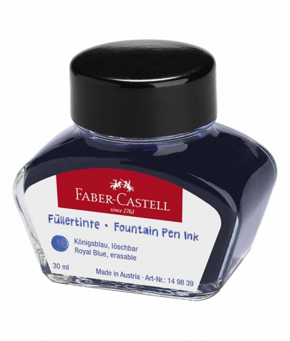 Cerneala Faber-Castell 30 ml albastra