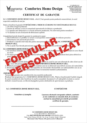 Tipizat Personalizat A4 2 exemplare fara numerotare