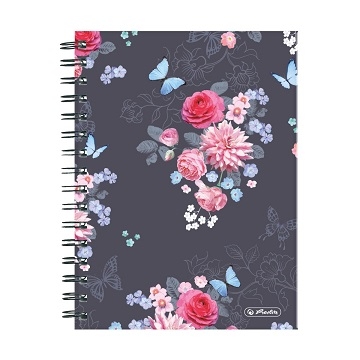 Caiet arc 100 file A6 10x14 cm Lady Like trandafiri