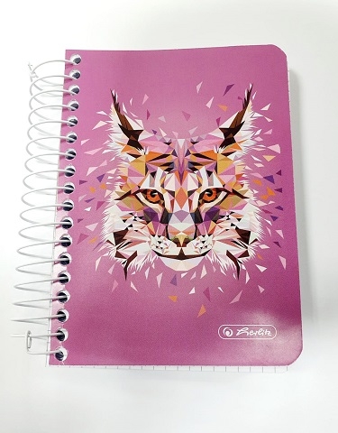 Caiet arc 200 file 10x14 cm Herlitz Trend wild Animals Links