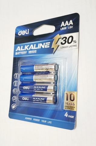 Baterie R3 alkaline DELI 4/set
