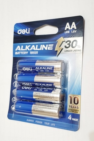 Baterie R6 alkaline DELI 4/set