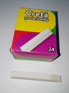 Creta alba dreptunghiulara 24/set