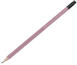 Creion Faber-Castell cu guma Grip 2001 ROZ tarie B