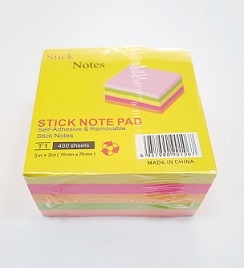 Post-it 76x76 Stick Note culori neon 400 file