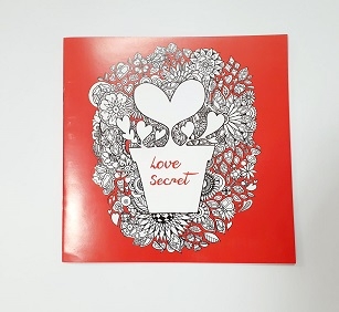 Caiet de colorat antistress Love Secret