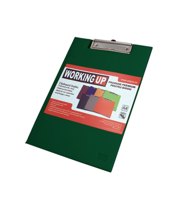 Clipboard dublu WORKING-UP Verde