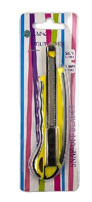 Cutter mediu 9 mm cu rubber grip WillGo