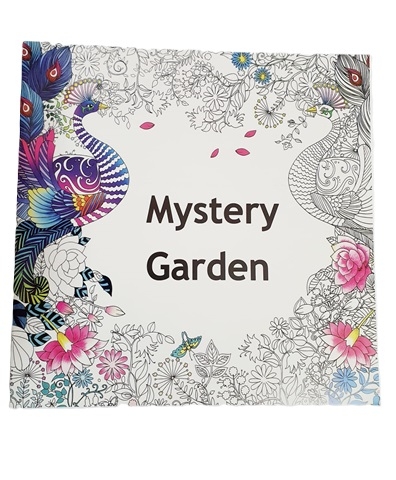 Caiet de colorat antistress Mistery Garden