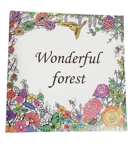 Caiet de colorat antistress The Wonderful Forest