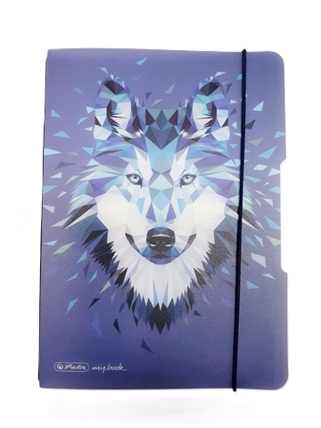 CAIET MY.BOOK FLEX A5 40F MOTIV WILD ANIMALS WOLF