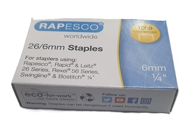 Capse 26/6 Rapesco