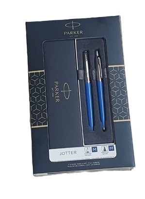 Trusa stilou+pix Parker Jotter Original Standard albastru