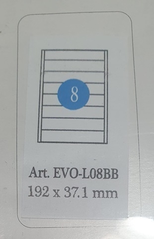 Etichete autocolante biblioraft 7 cm 125 bucati /set